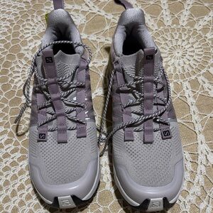 Salomon Women's Gray Athletic Shoes
